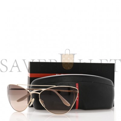 PRADA SPORT METAL SUNGLASSES SPR 65V GOLD