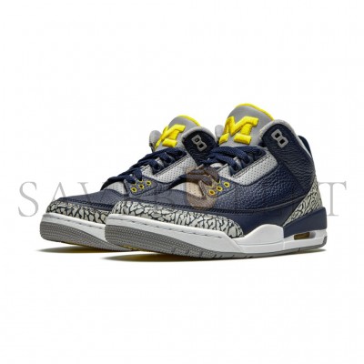NIKE JORDAN 3 RETRO MICHIGAN PE AJ3-820064