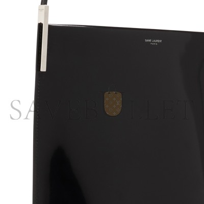YSL SUZANNE RIGID SHOULDER BAG IN BRUSHED LEATHER 734320AABST1000 (28*29*10cm)