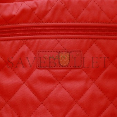 CHANEL SMALL 22 BAG PINK CALFSKIN GOLD HARDWARE (30*28*8cm)