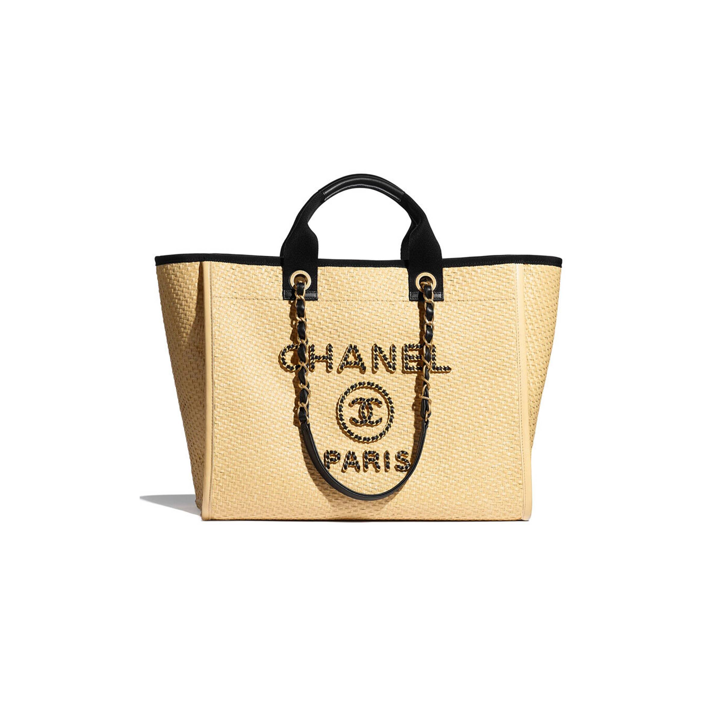 CHANEL DEAUVILLE LARGE TOTE GOLD HARDWARE A66941 (50*30*22cm) CHANEL DEAUVILLE LARGE TOTE GOLD HARDWARE A66941 (50*30*22cm)