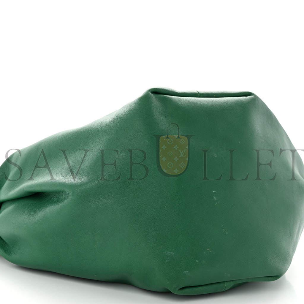 BOTTEGA VENETA NAPPA MINI DOUBLE KNOT BAG RACING GREEN  (28*15*14cm)