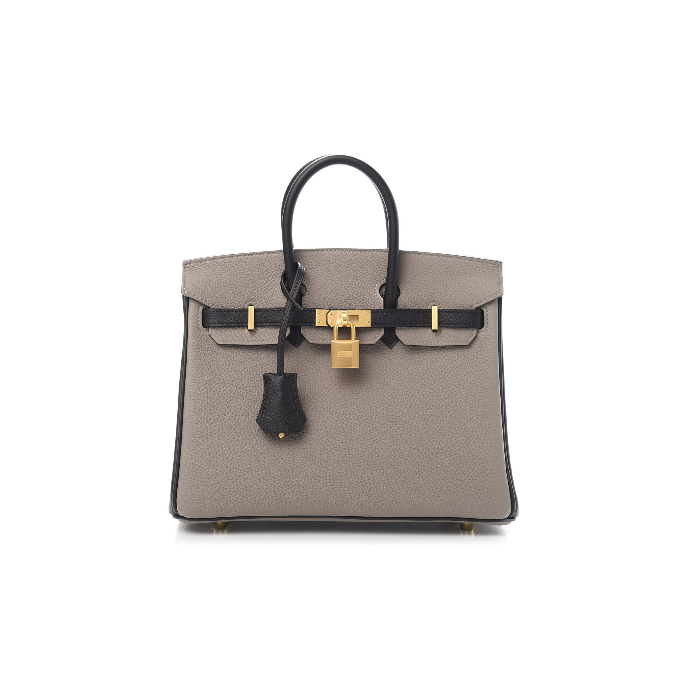 HERMES MASTER BIRKIN 30 TOGO LEATHER TURTLEDOVE GRAY GOLD BUCKLE BAG 645269 (30*23*15cm)