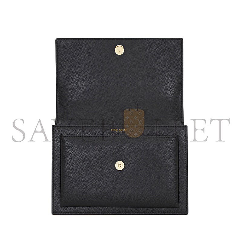 YSL SUNSET MEDIUM IN COATED-BARK LEATHER 442906H3Z0W1000 (22*16*6.5cm)
