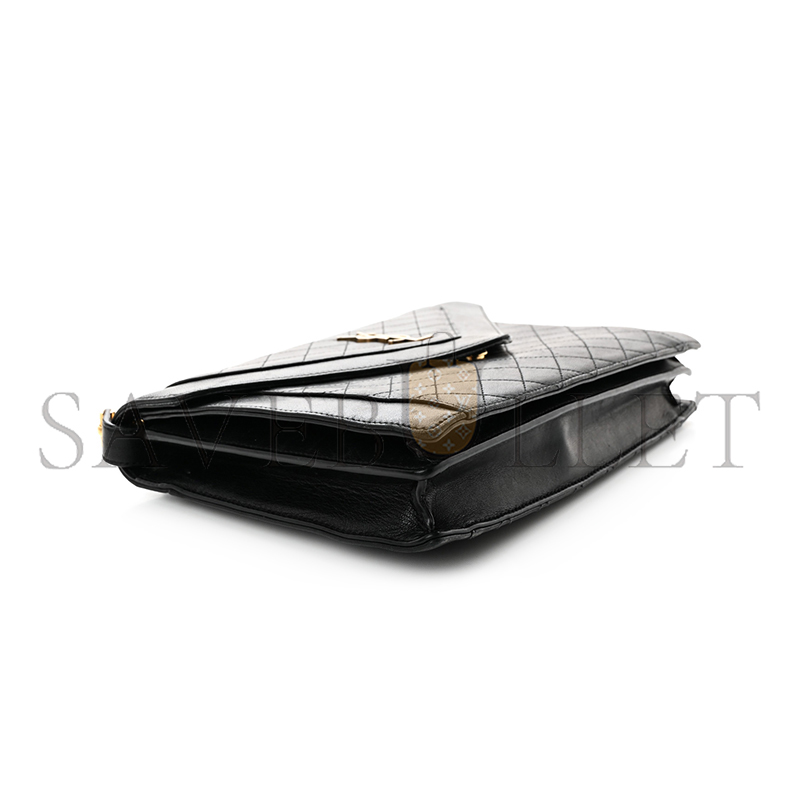 YSL GABY SATCHEL IN QUILTED LAMBSKIN 6688631EL071000 (26*18*5cm)