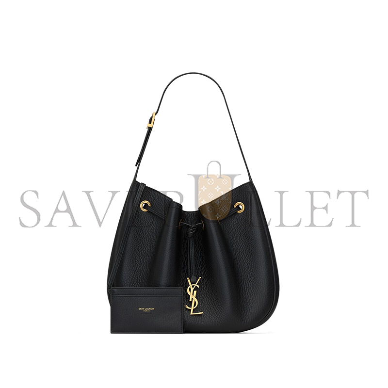 YSL PARIS VII MEDIUM HOBO BAG IN CROCODILE-EMBOSSED PATENT LEATHER 796626AADUU1000 (30*25*3cm)
