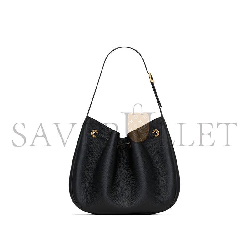 YSL PARIS VII MEDIUM HOBO BAG IN CROCODILE-EMBOSSED PATENT LEATHER 796626AADUU1000 (30*25*3cm)