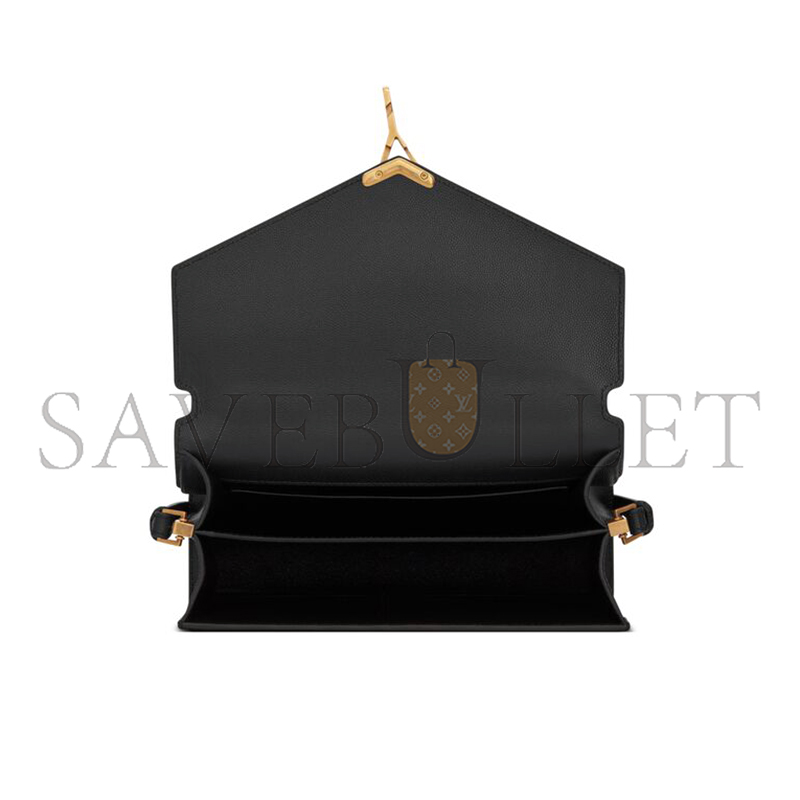 YSL CASSANDRA MEDIUM TOP HANDLE BAG IN GRAIN DE POUDRE EMBOSSED LEATHER 623931BOW0W1000 (24.5*20*11.5cm) YSL CASSANDRA MEDIUM TOP HANDLE BAG IN GRAIN DE POUDRE EMBOSSED LEATHER 623931BOW0W1000 (24.5*20*11.5cm)