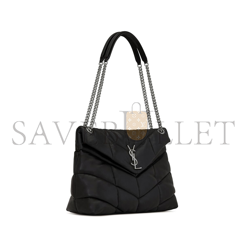 YSL PUFFER MEDIUM IN NAPPA LEATHER 5774751EL001000 (35*23*13.5cm) YSL PUFFER MEDIUM IN NAPPA LEATHER 5774751EL001000 (35*23*13.5cm)