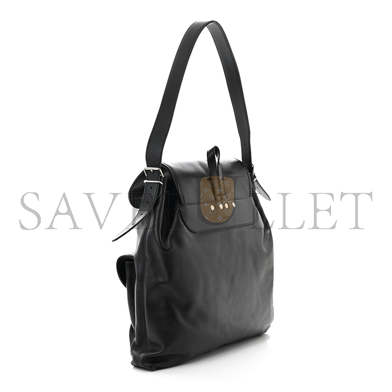 YSL SHOULDER BAG IN SMOOTH LEATHER 737952AABZH1000 (36*33*4cm)
