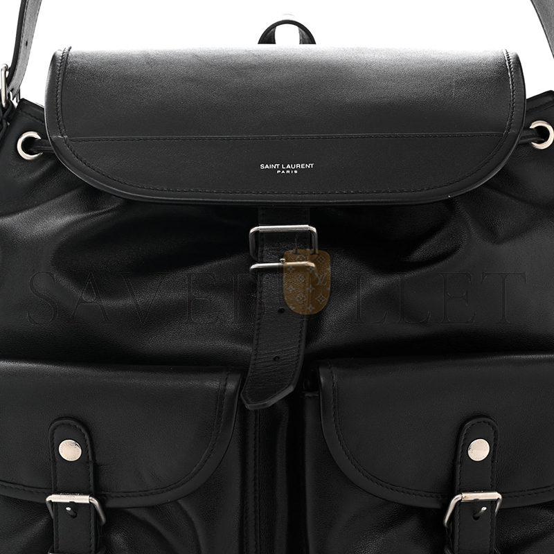 YSL SHOULDER BAG IN SMOOTH LEATHER 737952AABZH1000 (36*33*4cm)