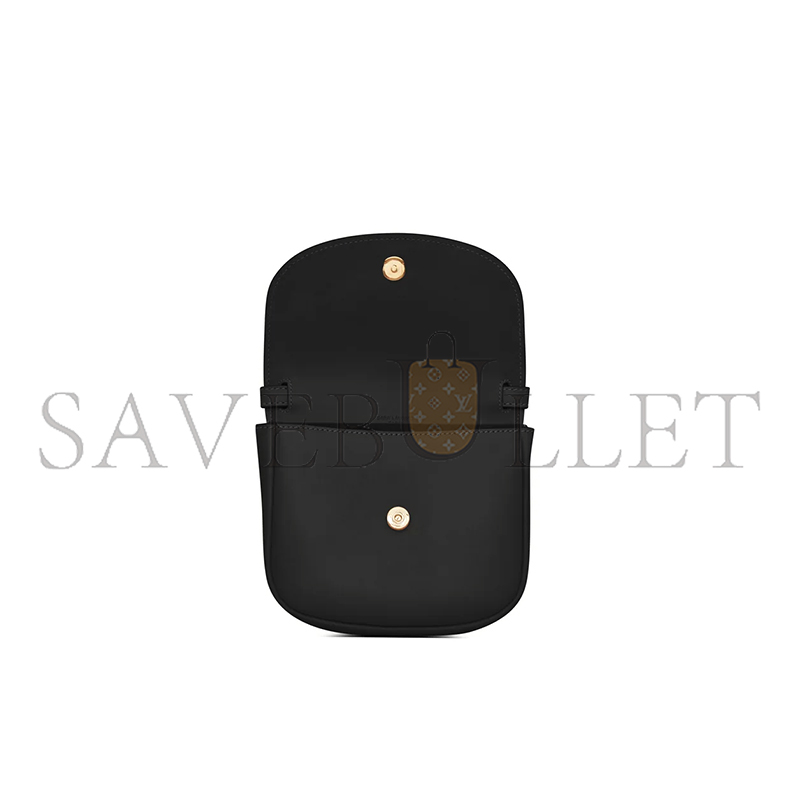 YSL KAIA SMALL SATCHEL IN SMOOTH LEATHER 619740BWR0W1000 (18*15.5*5.5cm)
