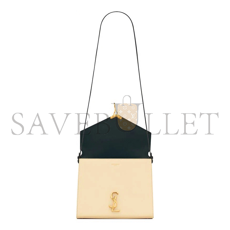 YSL CASSANDRA MEDIUM TOP HANDLE BAG IN BOX SAINT LAURENT LEATHER 62393116C7W1089 (24.5*20*11.5cm)