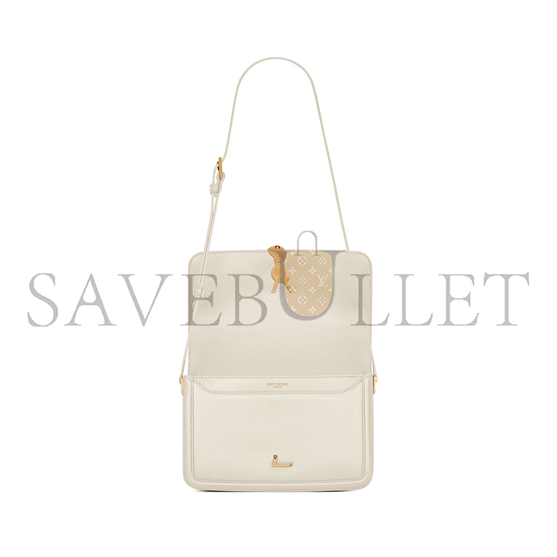 YSL SOLFERINO MEDIUM SATCHEL IN BOX SAINT LAURENT 6343050SX0W9207 (23*16*6cm)