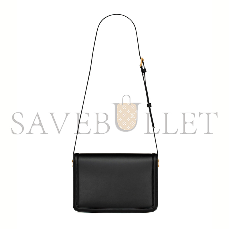 YSL SOLFERINO MEDIUM SATCHEL IN BOX SAINT LAURENT LEATHER 63430516C7W1089 (23*16*6cm)