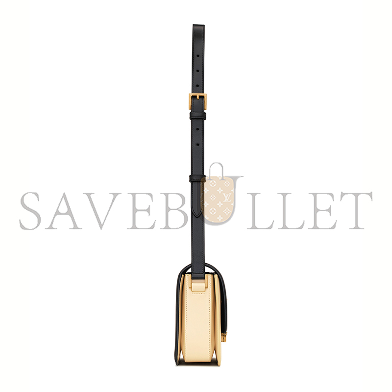 YSL SOLFERINO MEDIUM SATCHEL IN BOX SAINT LAURENT LEATHER 63430516C7W1089 (23*16*6cm)