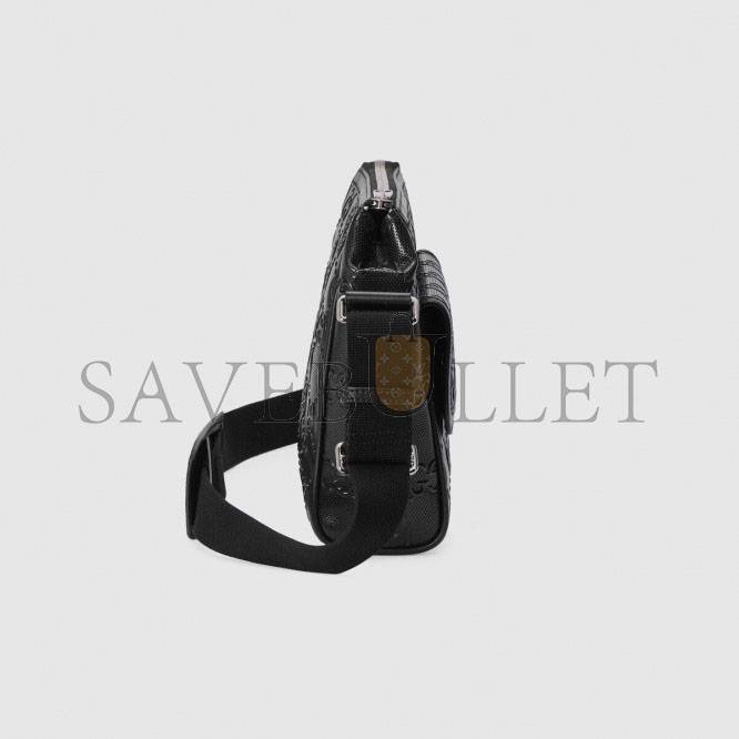 GUCCI GG EMBOSSED MESSENGER BAG 658565 (29*22*9.5cm) GUCCI GG EMBOSSED MESSENGER BAG 658565 (29*22*9.5cm)