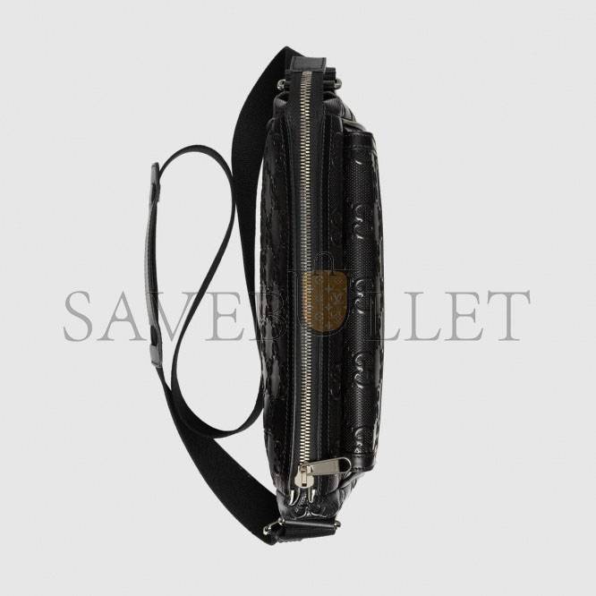 GUCCI GG EMBOSSED MESSENGER BAG 658565 (29*22*9.5cm) GUCCI GG EMBOSSED MESSENGER BAG 658565 (29*22*9.5cm)