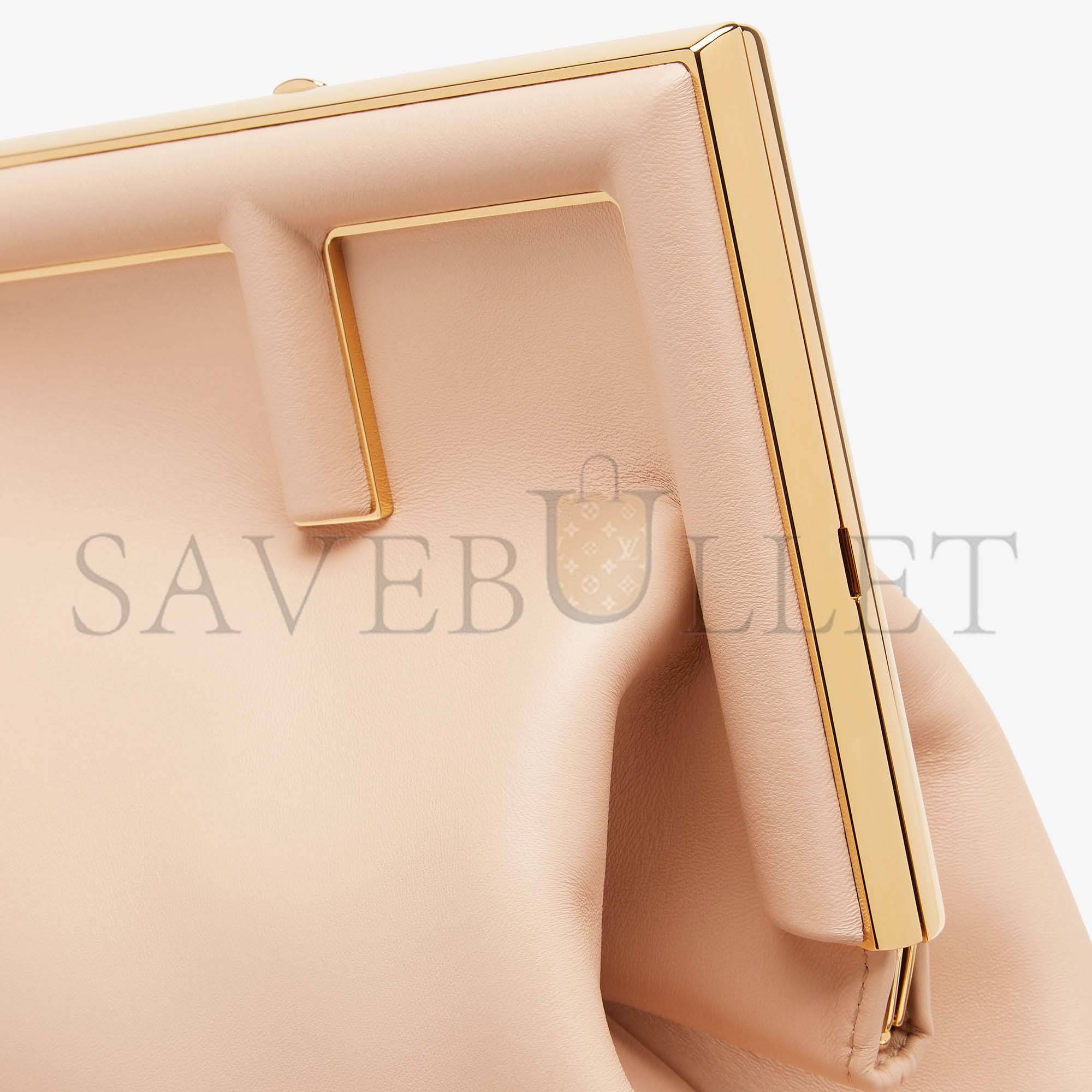 FENDI FIRST MEDIUM - PINK LEATHER BAG 8BP127ABVEF1BA9 (26*18*9.5cm)