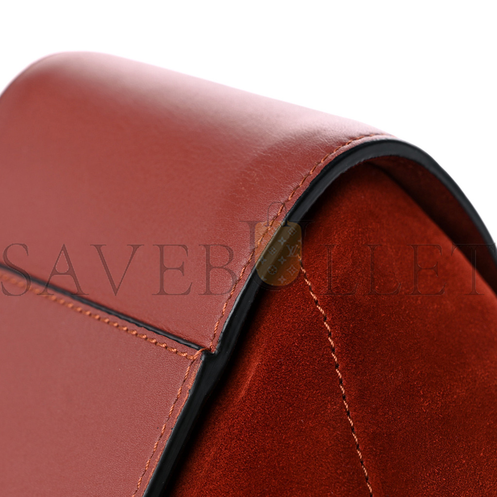 LOEWE CALFSKIN SUEDE HAMMOCK SHOULDER BAG RED (30*25*13.5cm)