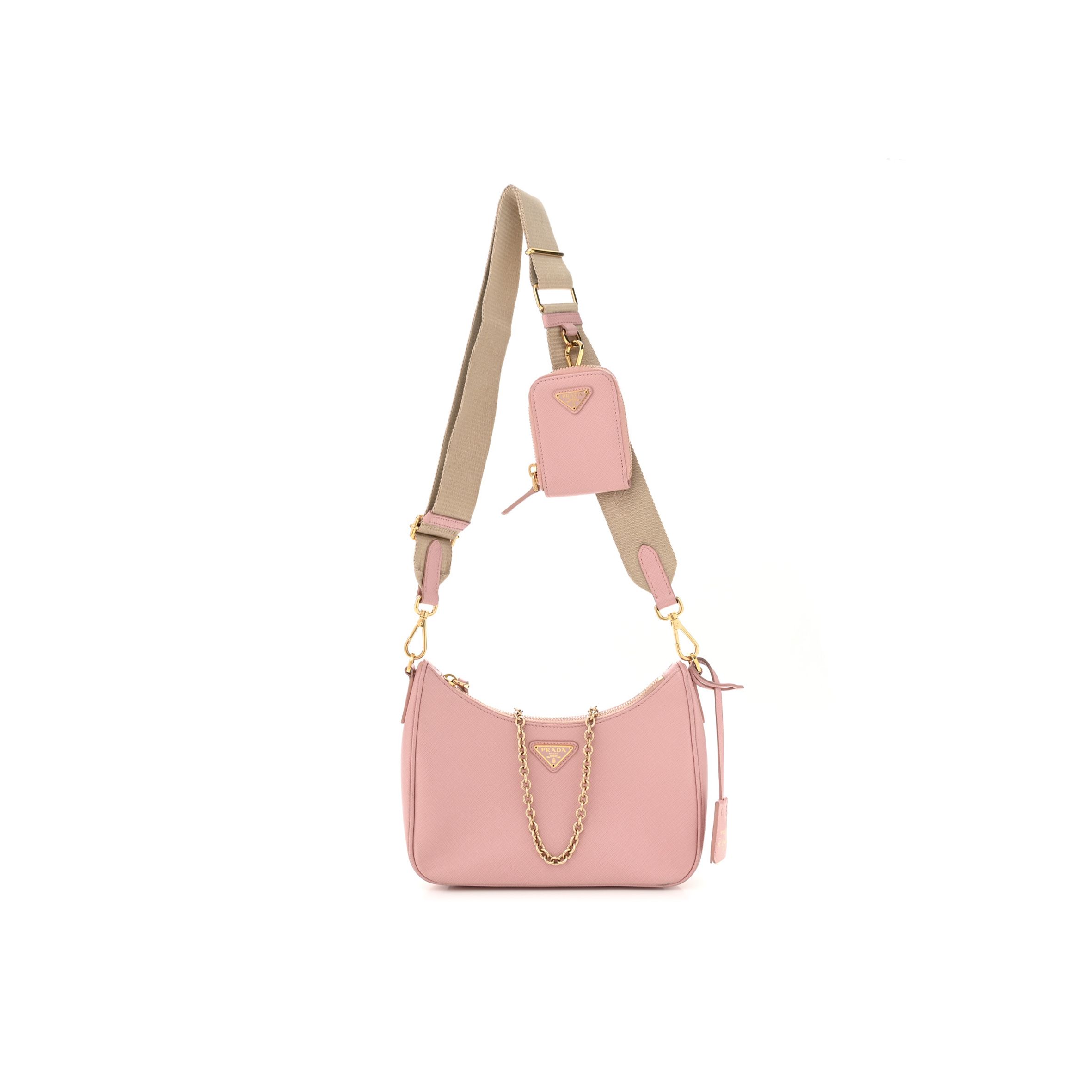 PRADA SAFFIANO RE-EDITION 2005 SHOULDER BAG ALABASTRO (22*17*6cm) PRADA SAFFIANO RE-EDITION 2005 SHOULDER BAG ALABASTRO (22*17*6cm)