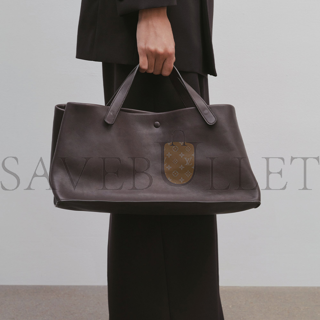 THE ROW IDAHO BAG IN LEATHER DARK BROWN W1593L72DBSHG (35*20*17cm) THE ROW IDAHO BAG IN LEATHER DARK BROWN W1593L72DBSHG (35*20*17cm)