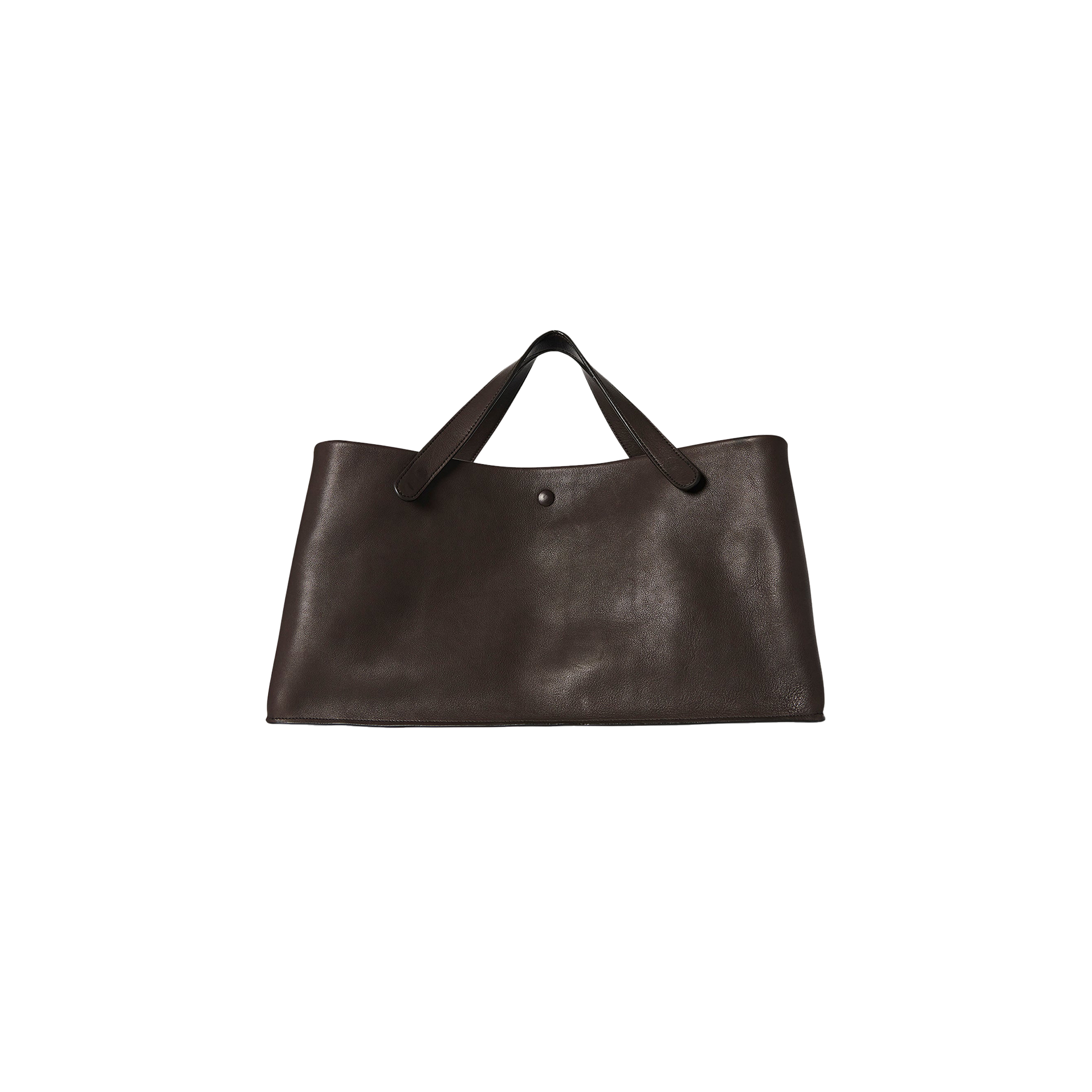 THE ROW IDAHO BAG IN LEATHER DARK BROWN W1593L72DBSHG (35*20*17cm) THE ROW IDAHO BAG IN LEATHER DARK BROWN W1593L72DBSHG (35*20*17cm)