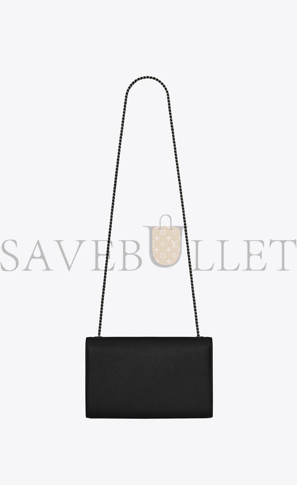 YSL KATE MEDIUM CHAIN BAG IN GRAIN DE POUDRE EMBOSSED LEATHER 364021BOW0U1000 (24*14.5*5.5cm) YSL KATE MEDIUM CHAIN BAG IN GRAIN DE POUDRE EMBOSSED LEATHER 364021BOW0U1000 (24*14.5*5.5cm)