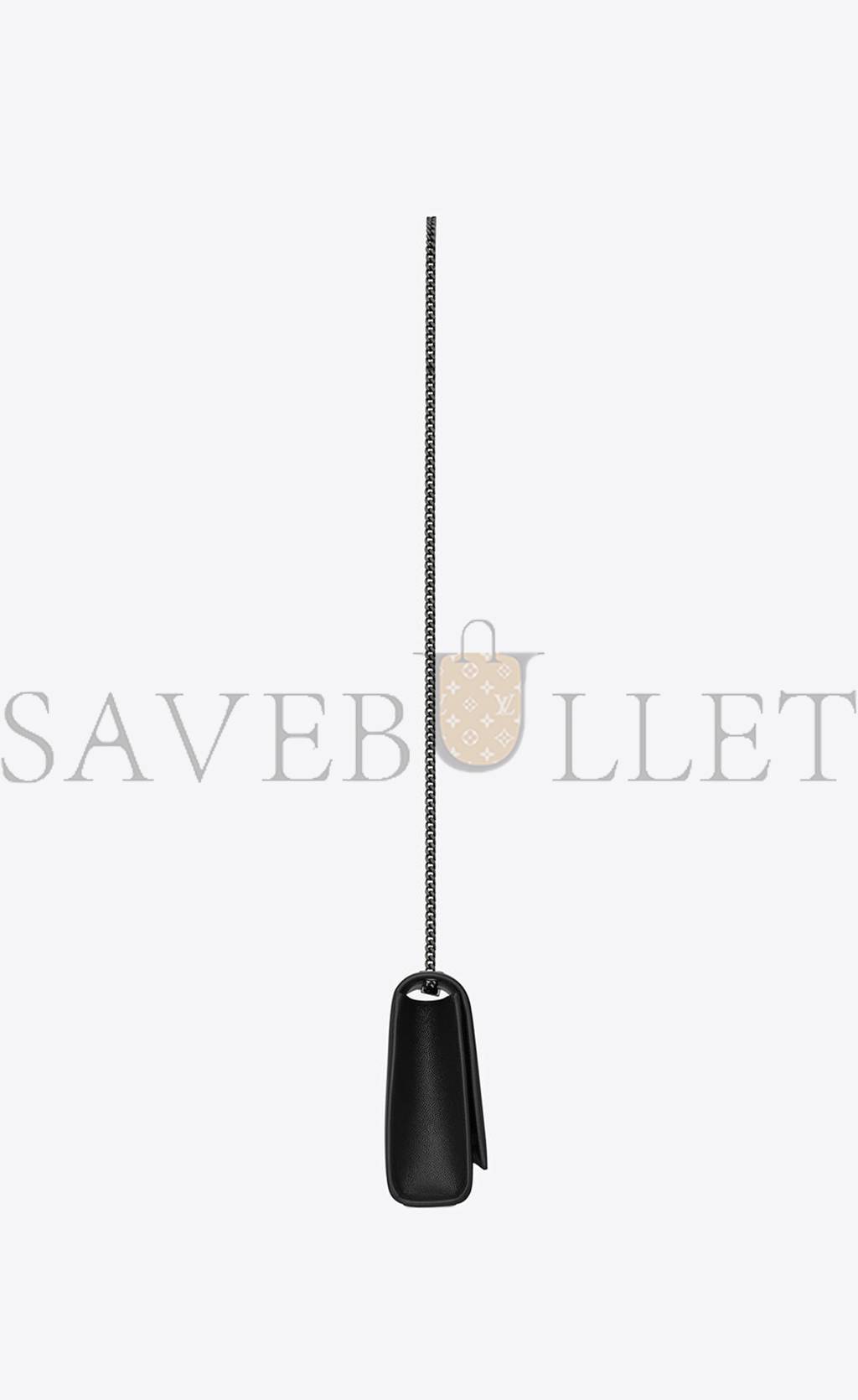 YSL KATE MEDIUM CHAIN BAG IN GRAIN DE POUDRE EMBOSSED LEATHER 364021BOW0U1000 (24*14.5*5.5cm) YSL KATE MEDIUM CHAIN BAG IN GRAIN DE POUDRE EMBOSSED LEATHER 364021BOW0U1000 (24*14.5*5.5cm)