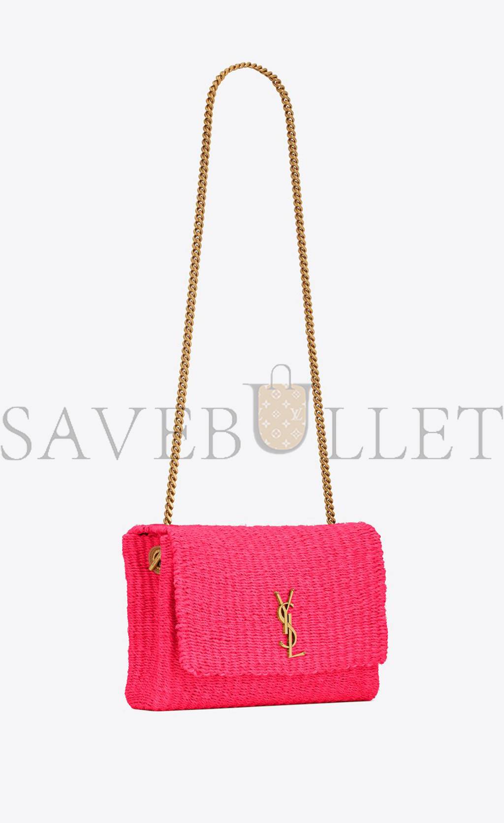 YSL KATE MEDIUM SUPPLE CHAIN BAG IN RAFFIA 580065FABK35688 (28.5*20*6cm) YSL KATE MEDIUM SUPPLE CHAIN BAG IN RAFFIA 580065FABK35688 (28.5*20*6cm)