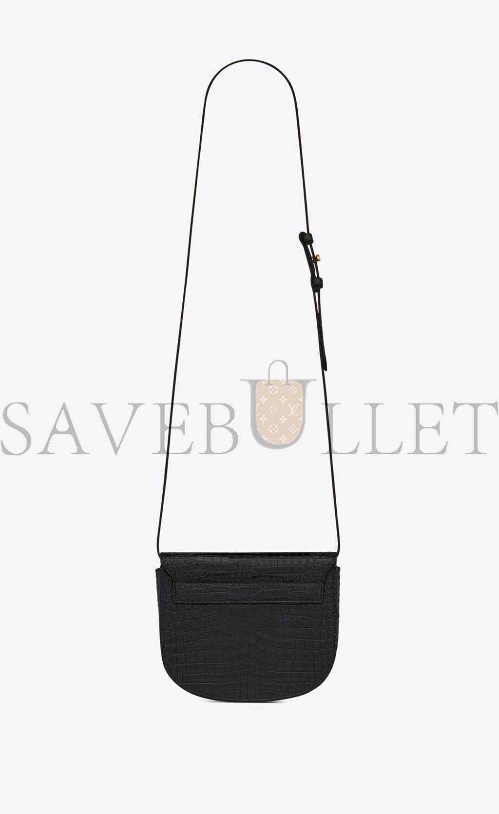 YSL KAIA SMALL SATCHEL IN SHINY CROCODILE-EMBOSSED LEATHER 619740DND0W1000 (18*15.5*5.5cm) YSL KAIA SMALL SATCHEL IN SHINY CROCODILE-EMBOSSED LEATHER 619740DND0W1000 (18*15.5*5.5cm)