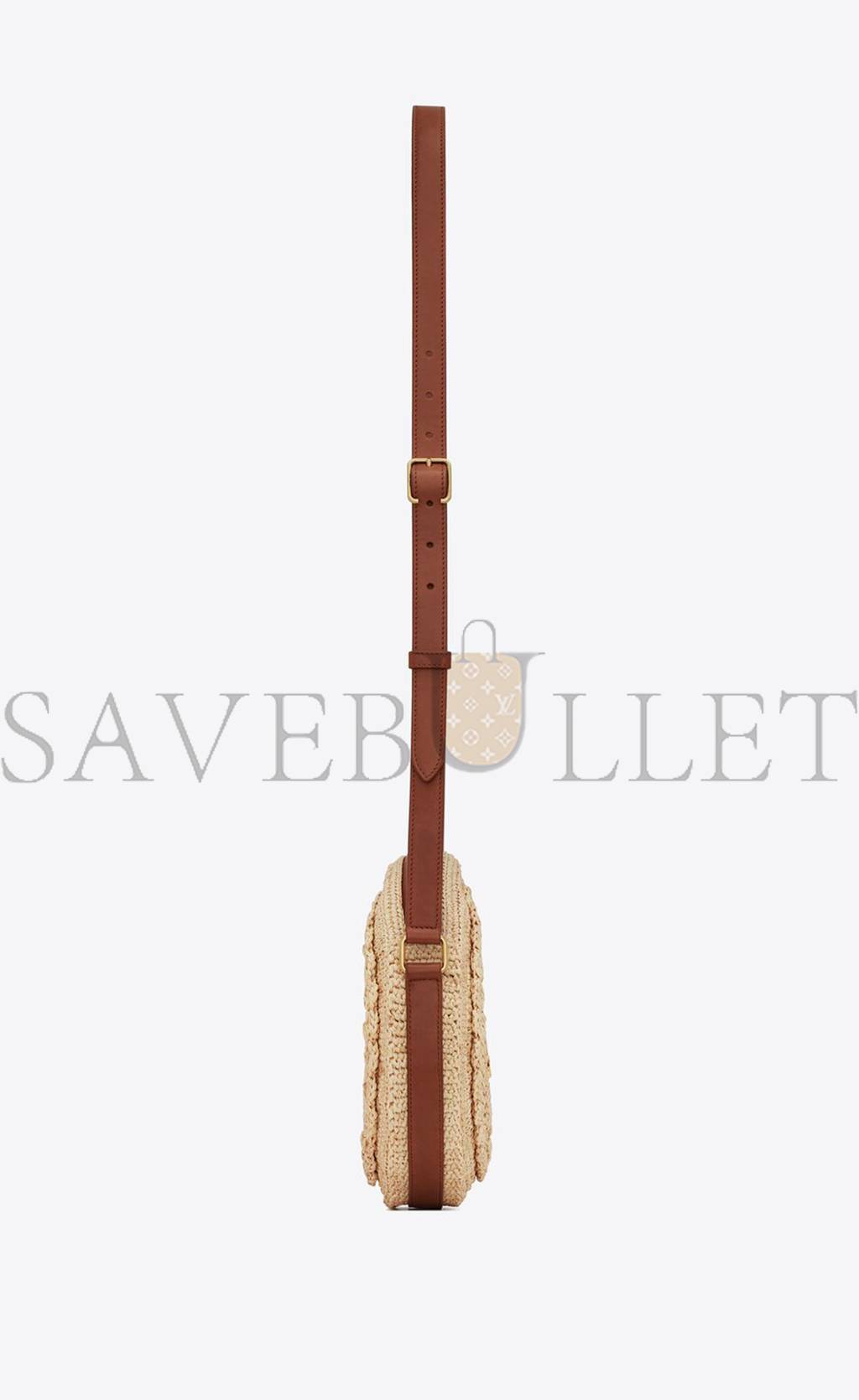 YSL SAC ROND IN RAFFIA AND SMOOTH LEATHER 685601GAAAA2080 (21*21*4cm) YSL SAC ROND IN RAFFIA AND SMOOTH LEATHER 685601GAAAA2080 (21*21*4cm)