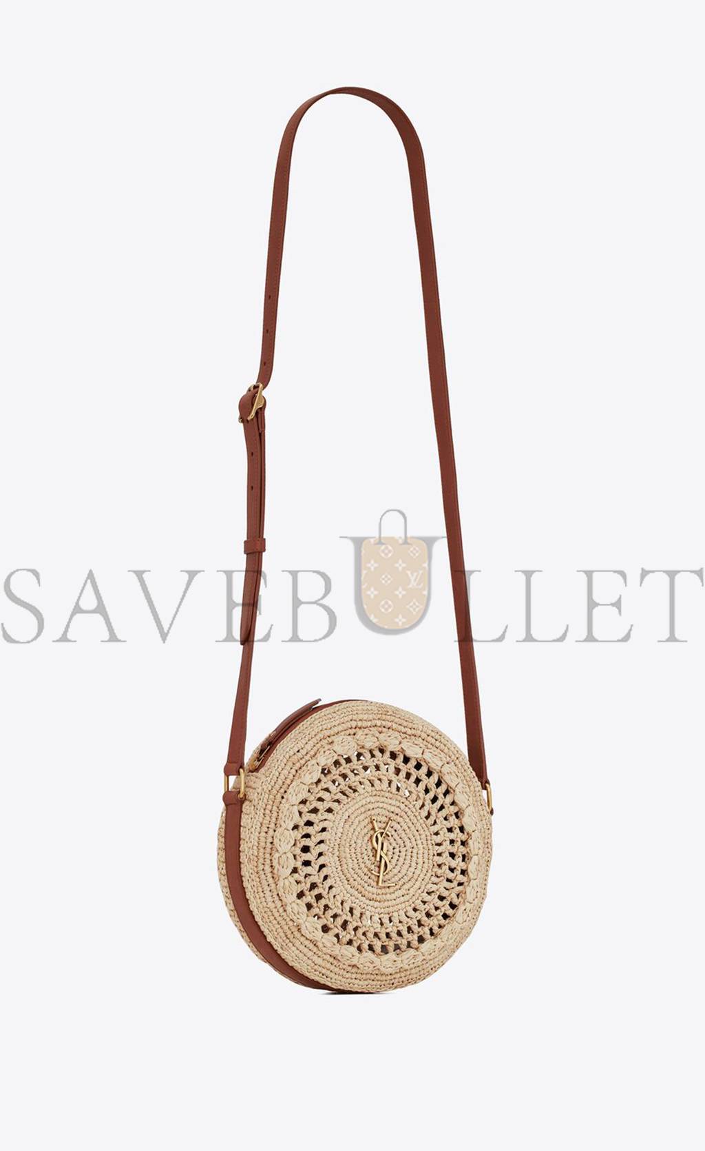 YSL SAC ROND IN RAFFIA AND SMOOTH LEATHER 685601GAAAA2080 (21*21*4cm) YSL SAC ROND IN RAFFIA AND SMOOTH LEATHER 685601GAAAA2080 (21*21*4cm)