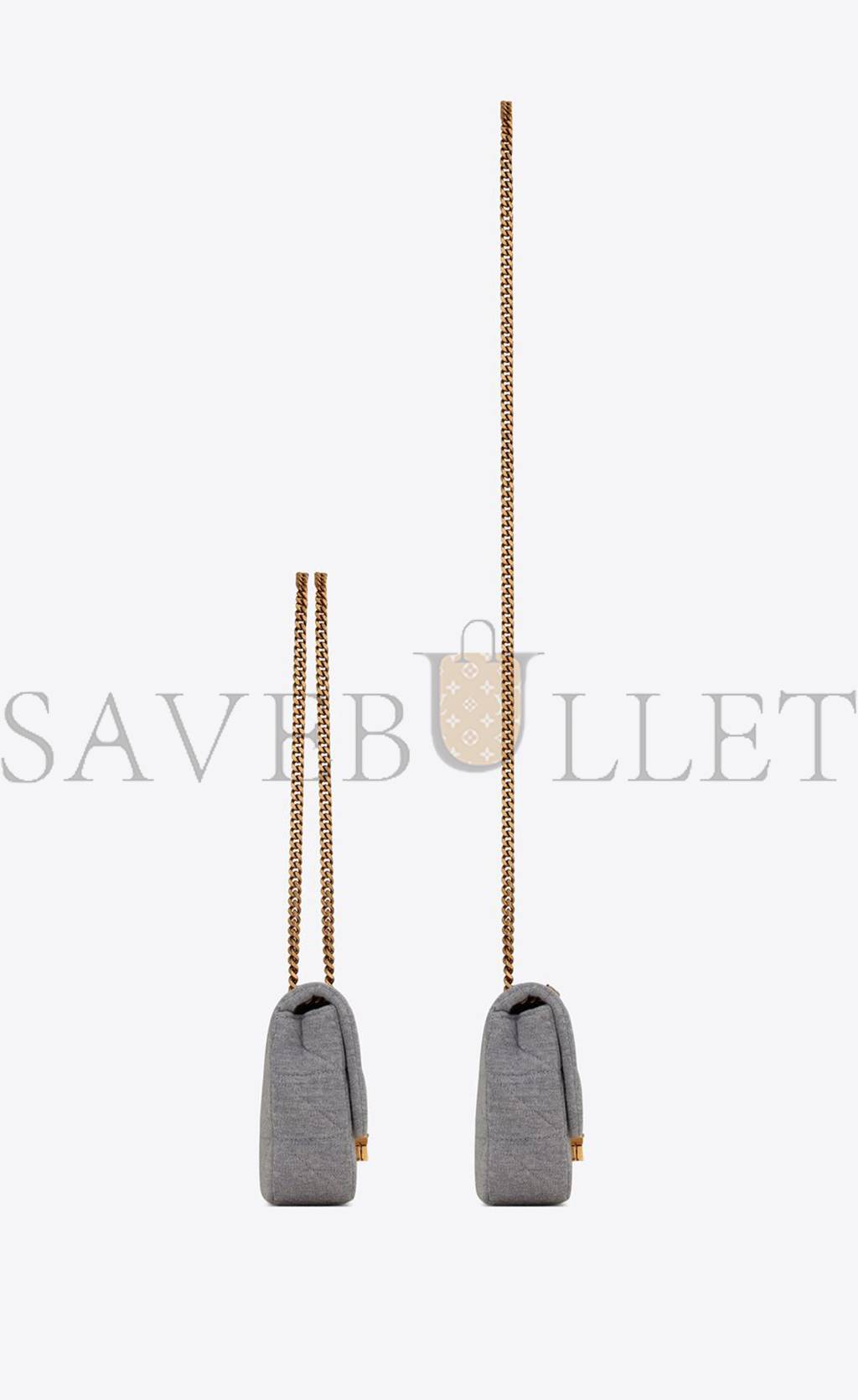 YSL JAMIE MINI CHAIN BAG IN JERSEY 6981622F9271407 (17.5*13*5cm) YSL JAMIE MINI CHAIN BAG IN JERSEY 6981622F9271407 (17.5*13*5cm)